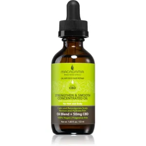 Macadamia Natural Oil Strengthen & Smooth regenerierendes Öl mit Detox-Effekt für Kopfhaut und Haarwurzeln 53 ml