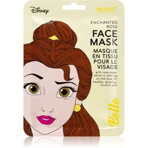 Mad Beauty Disney Princess Belle Beruhigende Tuchmaske mit dem Extrakt der Hunds-Rose 25 ml