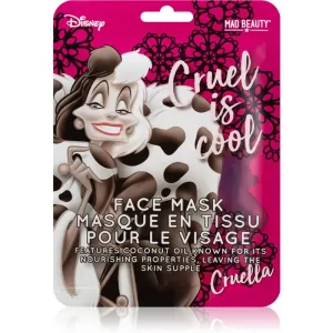 Mad Beauty Disney Villains Cruella Zellschicht-Maske mit Kokosöl 25 ml