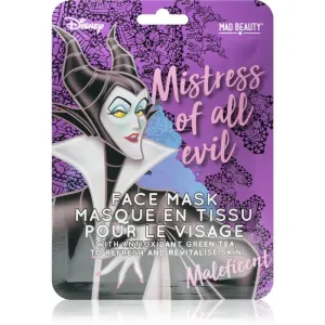 Mad Beauty Disney Villains Maleficent Revitalisierende Tuchmaske mit Auszügen aus grünem Tee 25 ml
