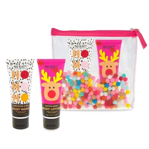 Mad Beauty Geschenkset zur Körperpflege Pom Pom Cosmetic Bag Set