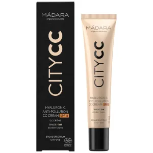 MÁDARA CC-Creme SPF 15 Tan Citycc (Hyaluronic Anti-Pollution Cc Cream) 40 ml
