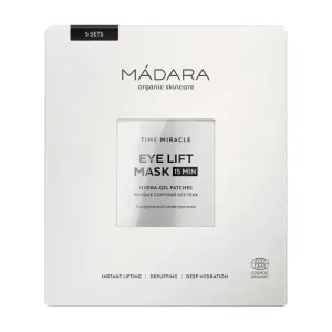 MÁDARA Gesichtsmaske für die Augenpartie Time Miracle (Eye Lift Mask 15 min) 5 Stck