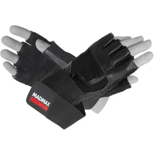MADMAX PROFESSIONAL Exclusive BLK Fitness Handschuhe, schwarz, größe S