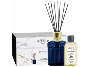 Maison Berger Paris Geschenkset Aromadiffusor Alpha Königsblau + Nachfüllpackung Unter dem Olivenbaum 200 ml