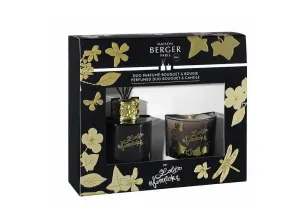 Maison Berger Paris Geschenkset Lolita Lempicka Diffusor 80 ml + Kerze 80 g schwarz