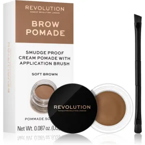 Makeup Revolution Brow Pomade Augenbrauen-Pomade Farbton Soft Brown 2.5 g