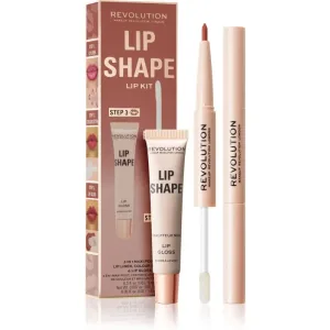 Makeup Revolution Lip Shape Kit Lippenset Farbton Chauffeur Nude 1 St