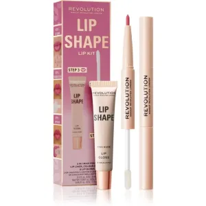 Makeup Revolution Lip Shape Kit Lippenset Farbton Pink Nude 1 St