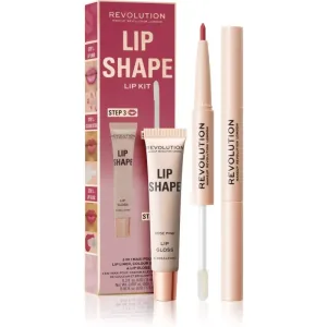 Makeup Revolution Lip Shape Kit Lippenset Farbton Rose Pink 1 St