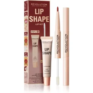 Makeup Revolution Lip Shape Kit Lippenset Farbton Warm Nude 1 St