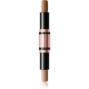 Makeup Revolution Fast Base beidseitiger Konturenstift Farbton Light 2x4,3 g
