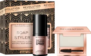 Makeup Revolution Soap Styler Augenbrauen-Set Transparent(Geschenkedition) Farbton