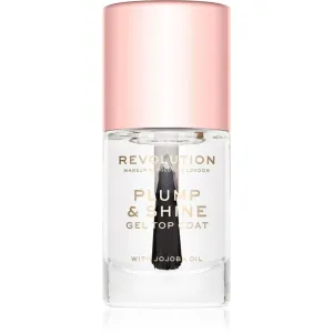 Makeup Revolution Plump & Shine Nagellack mit Geleffekt durchsichtig 10 ml