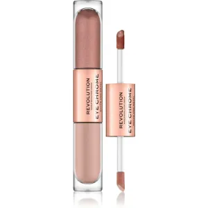 Makeup Revolution Eye Chrome Matte & Metal Liquid Eyeshadow - Life langanhaltender Lidschatten in Stiftform 2,2 g