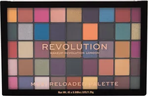 Makeup Revolution Maxi Reloaded Palette Palette mit pudrigen Lidschatten Farbton Dream Big 45x1.35 g
