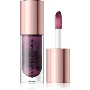 Makeup Revolution Ceramide Swirl Hydratisierendes Lipgloss Farbton Cherry Mauve 4,5 ml