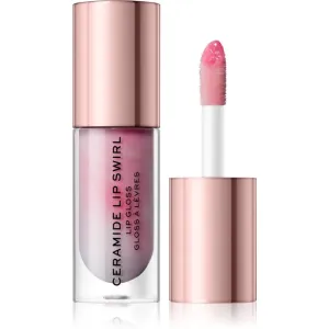 Makeup Revolution Ceramide Swirl Hydratisierendes Lipgloss Farbton Pure Gloss Clear 4,5 ml