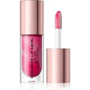 Makeup Revolution Ceramide Swirl Hydratisierendes Lipgloss Farbton Sweet Soft Pink 4,5 ml