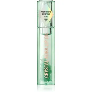 Makeup Revolution Crystal Aura Lippenöl zum nähren und Feuchtigkeit spenden Farbton Aventurine Cucumber 2,5 ml
