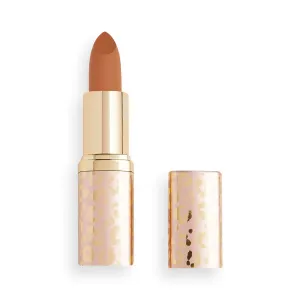 Makeup Revolution Lip Pro New Neutral Satin Matte Lipstick - Rumba langanhaltender Lippenstift für einen matten Effekt 3,2 g