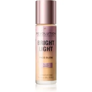 Makeup Revolution Bright Light aufhellendes Tönungsfluid Farbton Gleam Light 23 ml