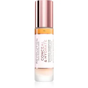 Makeup Revolution Conceal & Hydrate leichtes feuchtigkeitsspendendes Make up Farbton F9 23 ml