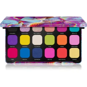 Makeup Revolution Forever Flawless Lidschatten-Palette Farbton Digi Butterfly 18 x 1.1 g
