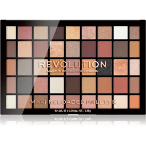 Makeup Revolution Maxi Reloaded Palette Palette mit pudrigen Lidschatten Farbton Large It Up 45x1,35 g