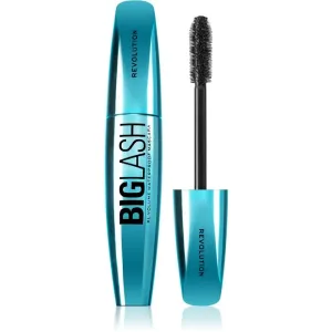 Makeup Revolution Big Lash Volume Wasserbeständige Mascara für mehr Volumen Farbton Black 8 ml