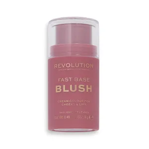 Makeup Revolution Fast Base Getönter Lippen- und Wangenbalsam Farbton Bloom 14 g