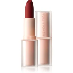 Makeup Revolution Lip Allure Soft Satin Lipstick cremiger Lippenstift mit Satin-Finish Farbton CEO Brick Red 3,2 g