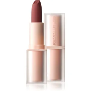 Makeup Revolution Lip Allure Soft Satin Lipstick cremiger Lippenstift mit Satin-Finish Farbton Wifey Dusky Pink 3,2 g