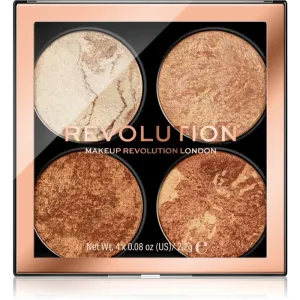 Makeup Revolution Cheek Kit Palette für das Gesicht Farbton Don’t Hold Back 4 x 2.2 g