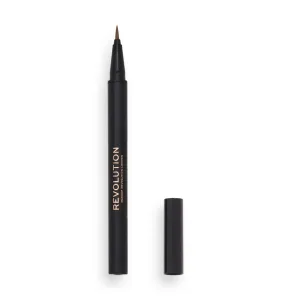 Makeup Revolution Hair Stroke Brow Pen Augenbrauenstift Farbton Light Brown 0,5 ml