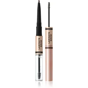 Makeup Revolution Laminate Brow Augenbrauenstift und Gel Farbton Dark Brown 2.1 g