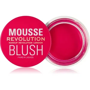 Makeup Revolution Mousse Puder-Rouge Farbton Juicy Fuchsia Pink 6 g
