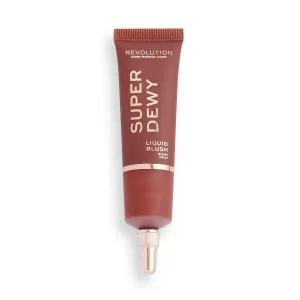 Makeup Revolution Superdewy flüssiges Rouge Farbton Flushing For You 15 ml