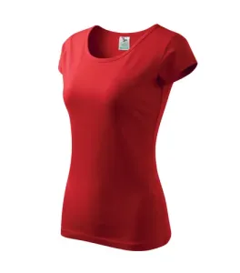 Malfini Damen-T-Shirt Pure, rot, 150g/m2