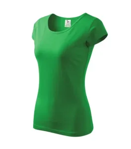 Malfini Damen-T-Shirt Pure, grün, 150g/m2