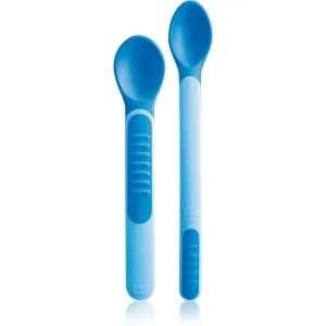 MAM Feeding Spoons & Cover Löffel 6m+ Blue 2 St