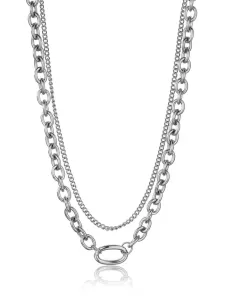 Marc Malone Original Stahlhalskette Hailey Silver Necklace MCN23108S