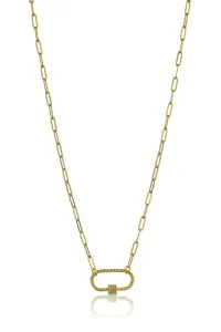 Marc Malone Originelle vergoldete Halskette Hailey Gold Necklace MCN23016G