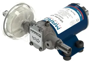 Marco UP3-PV PTFE Gear pump 15 l/min with check valve 12V #995419