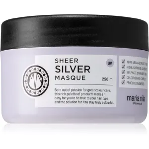 Maria Nila Sheer Silver Masque Feuchtigkeitsspendende Maske mit ernährender Wirkung für blonde Haare 250 ml