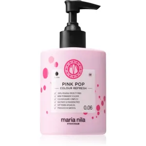 Maria Nila Colour Refresh Pink Pop Sanfte nährende Maske ohne permanente Farbpigmente hält 4 bis 10 Haarwäschen im Haar 0.06 300 ml