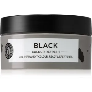 Maria Nila Colour Refresh Black Sanfte nährende Maske ohne permanente Farbpigmente hält 4 bis 10 Haarwäschen im Haar 2.00 100 ml