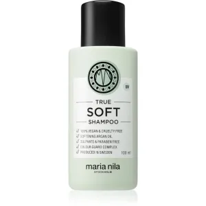 Maria Nila Feuchtigkeitsspendendes Shampoo mit Arganöl für trockenes Haar True Soft (Shampoo) 100 ml