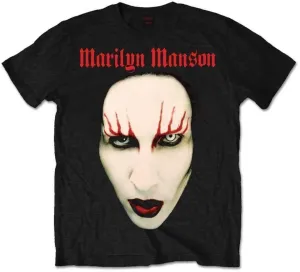 Marilyn Manson T-Shirt Unisex Red Lips Unisex Black M