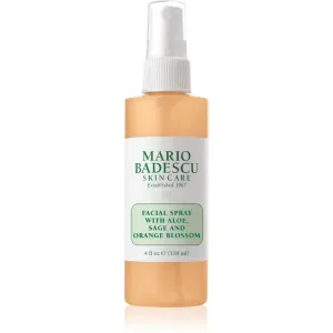 Mario Badescu Facial Spray with Aloe, Sage and Orange Blossom energetisches und feuchtigkeitsspendendes Gesichtsnebel-Spray 118 ml